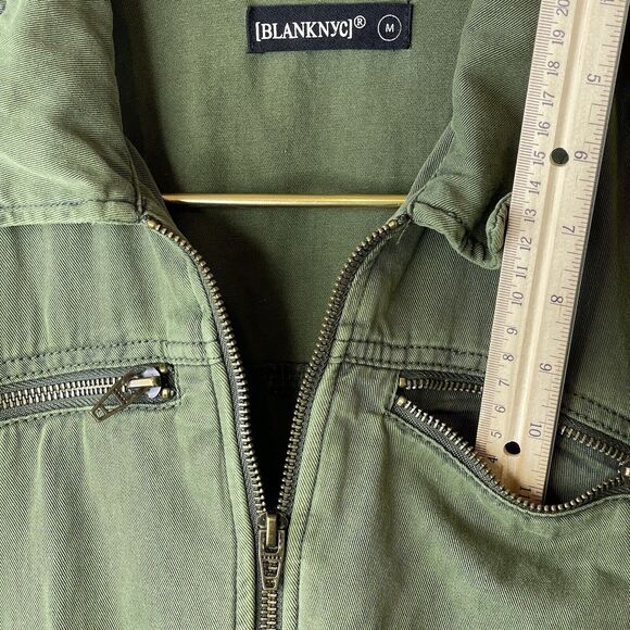 Blank NYC Mary Jane Utility Jumpsuit Coveralls Med Olive Green Revolve Shopbop - Picture 10 of 16